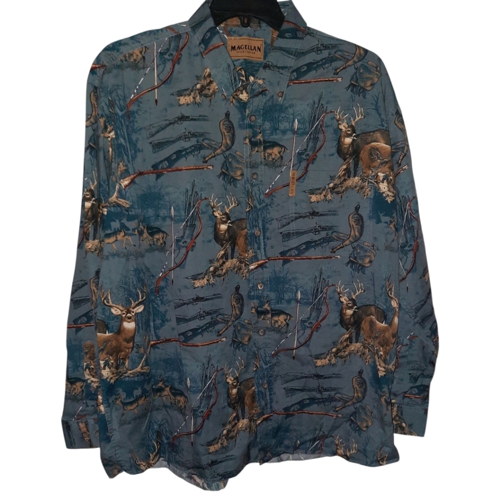 Magellan Sportswear Long Sleeve Shirt Men's Size XXL